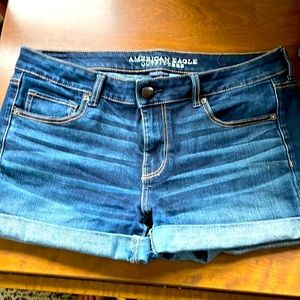 Jean shorts midi